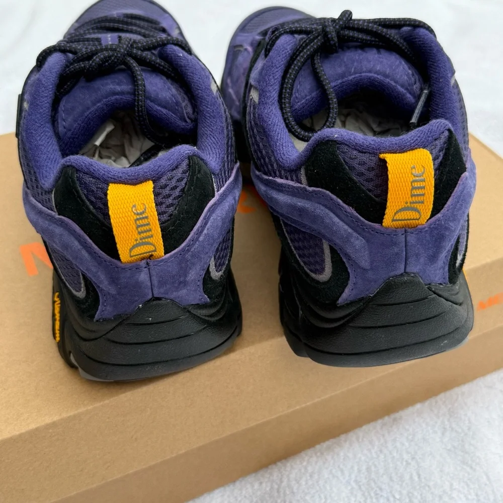 MERRELL 1-TRLMERRELL X DIME MOAB 2 WP brand new men’s US 8.5 in box purple - Picture 4 of 9
